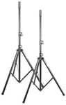 On Stage SS7730 Tripod Speaker Stand - Pair Front View